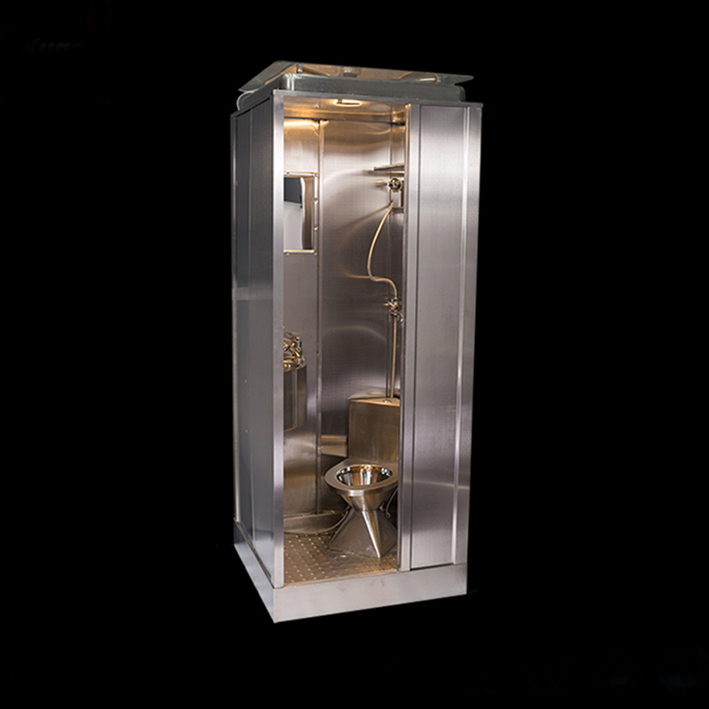 Outdoor Furniture - Prefab Outdoor Shower Room Stainless Steel
