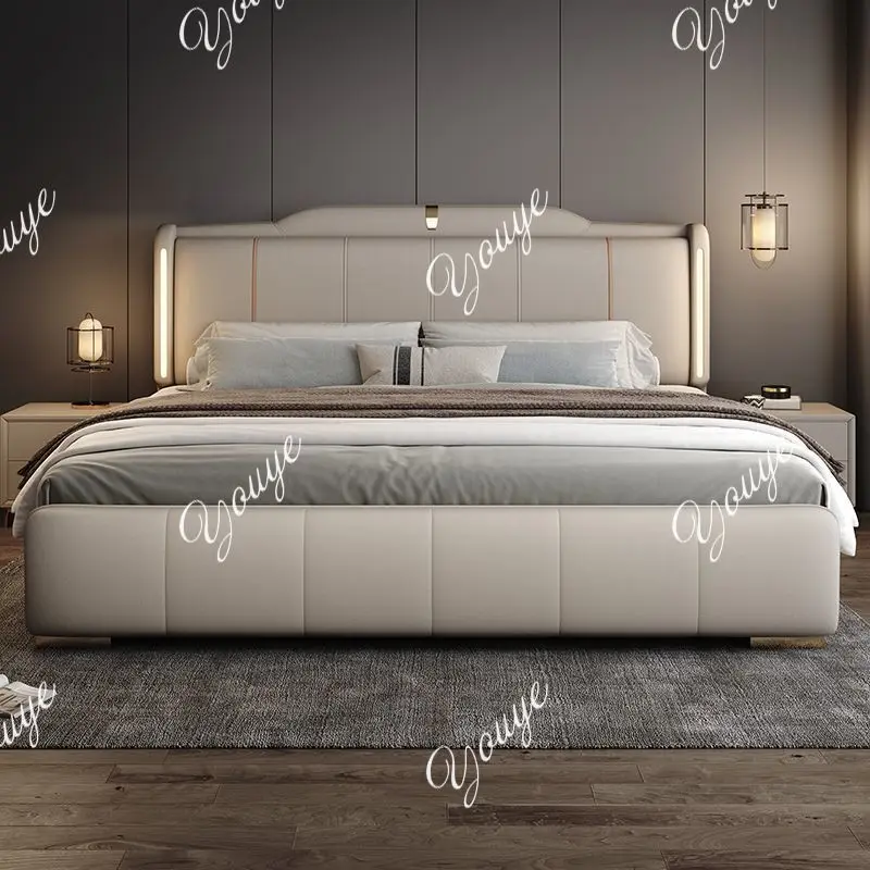 XM 180x200 Cm Double Bed Frame - King Size Bed Frame With Storage Drawers ulasan dan harga