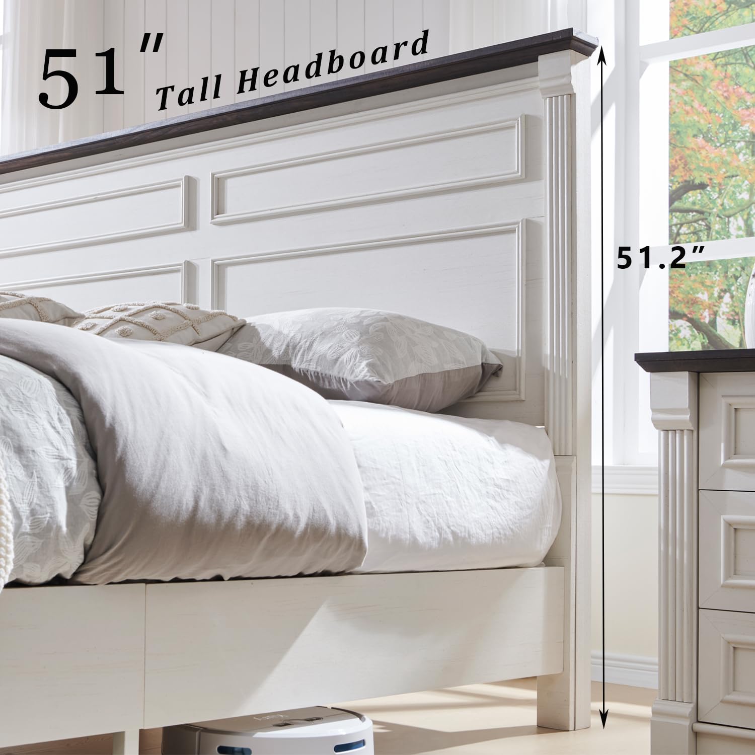 Farmhouse King Size Bed Frame  - King Size Bed Frame With Storage Drawers ulasan dan harga