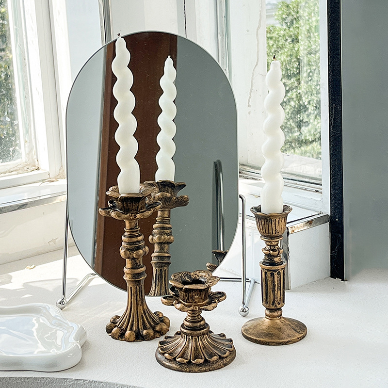 Vintage Bronze Candlestick Fig - Tables ulasan dan harga