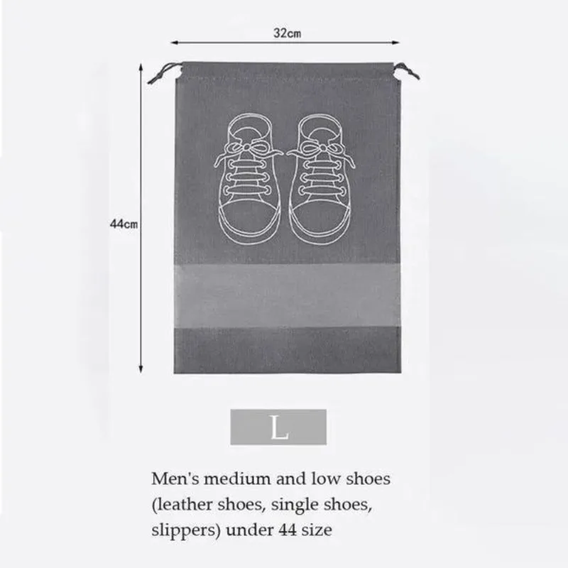 5/10/20Pcs Shoes Storage Bag C - Wardrobe Closet Portable Fabric Cover ulasan dan harga