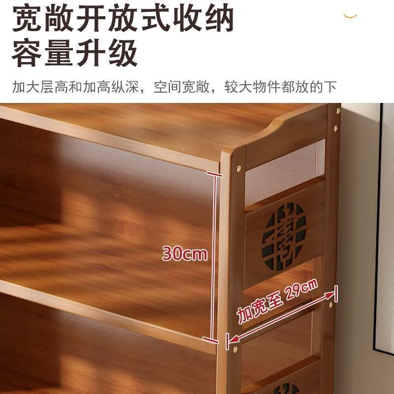 Solid Wood Bookshelf Simple St - Bedroom Furniture ulasan dan harga