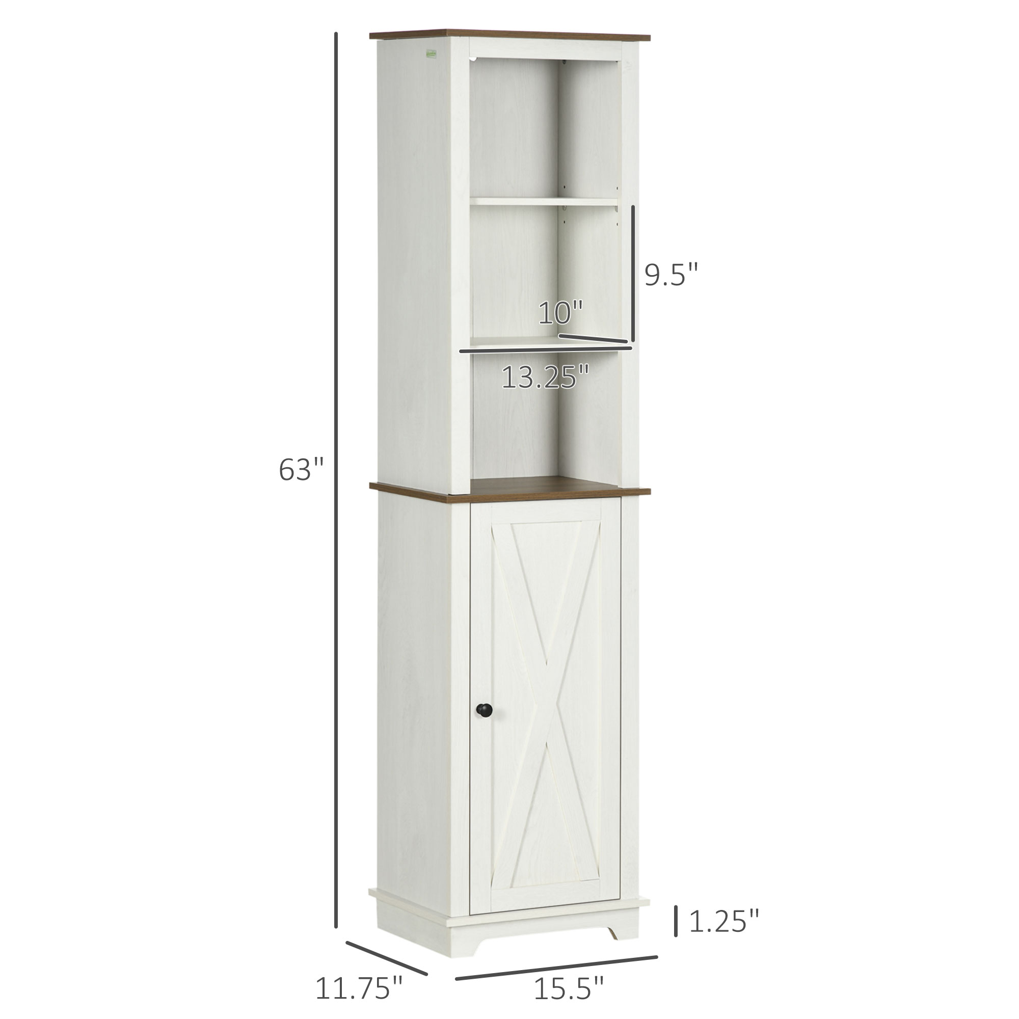 Farmhouse Bathroom Cabinet, Ta - Storage ulasan dan harga