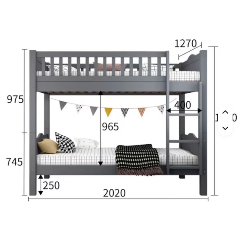 Hot Sell Furniture Double Bed  - Bunk Bed With Stairs And Slide ulasan dan harga