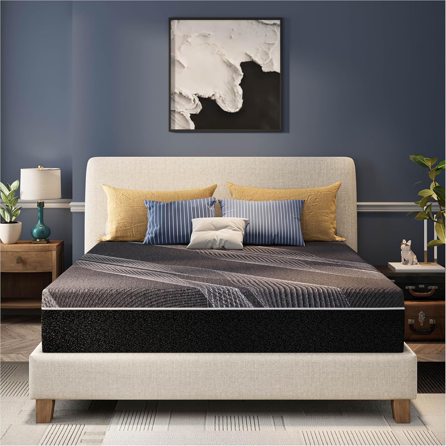 12 Inch Queen Mattress, Bamboo - Memory Foam Mattress In A Box Queen ulasan dan harga