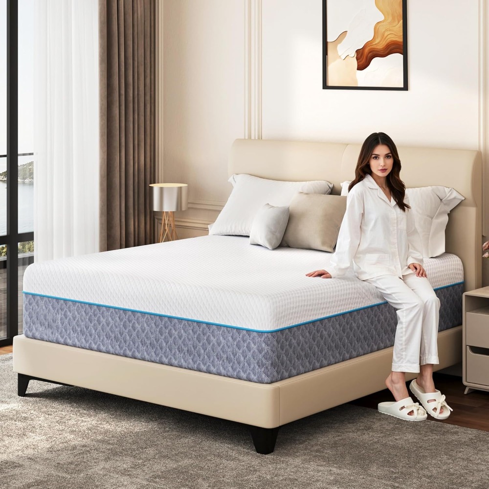14 Inch Queen Mattress in a Bo - Memory Foam Mattress In A Box Queen ulasan dan harga