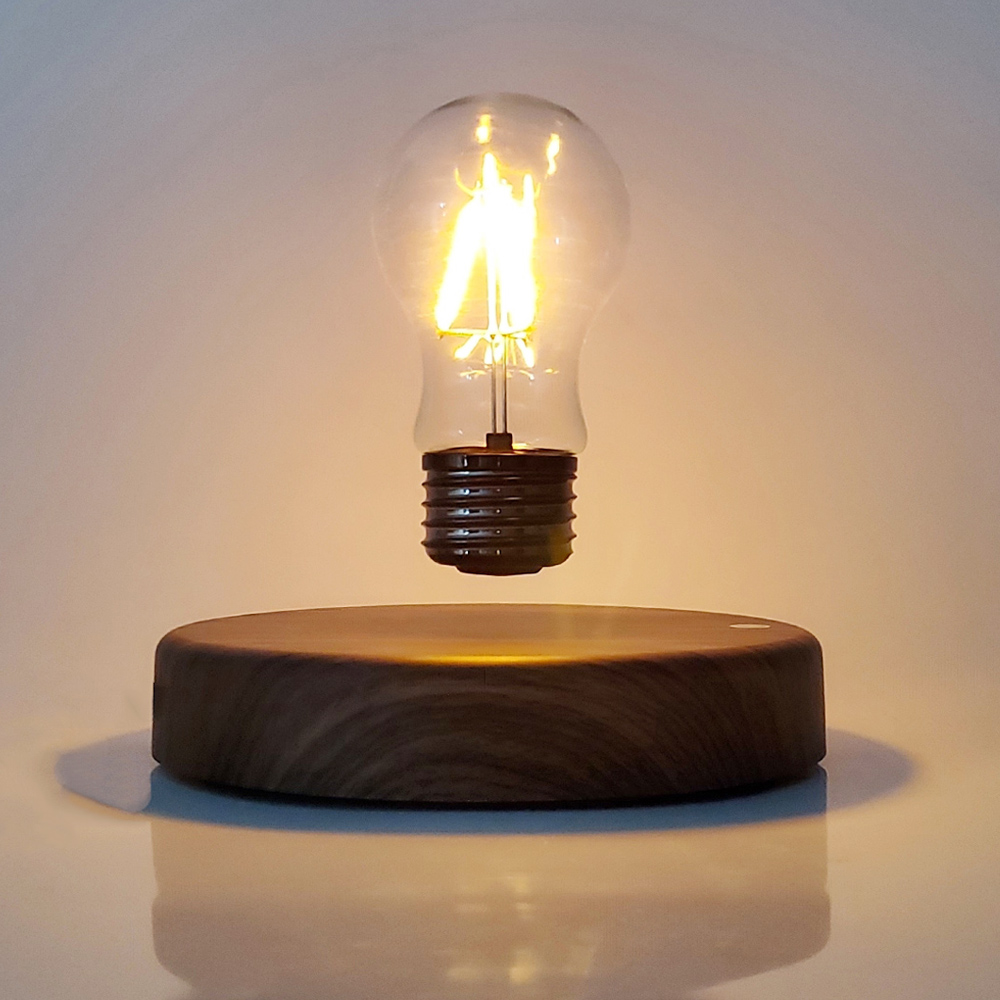 Magnetic Levitation Lamp Creat - Floating Nightstand With Led Light ulasan dan harga