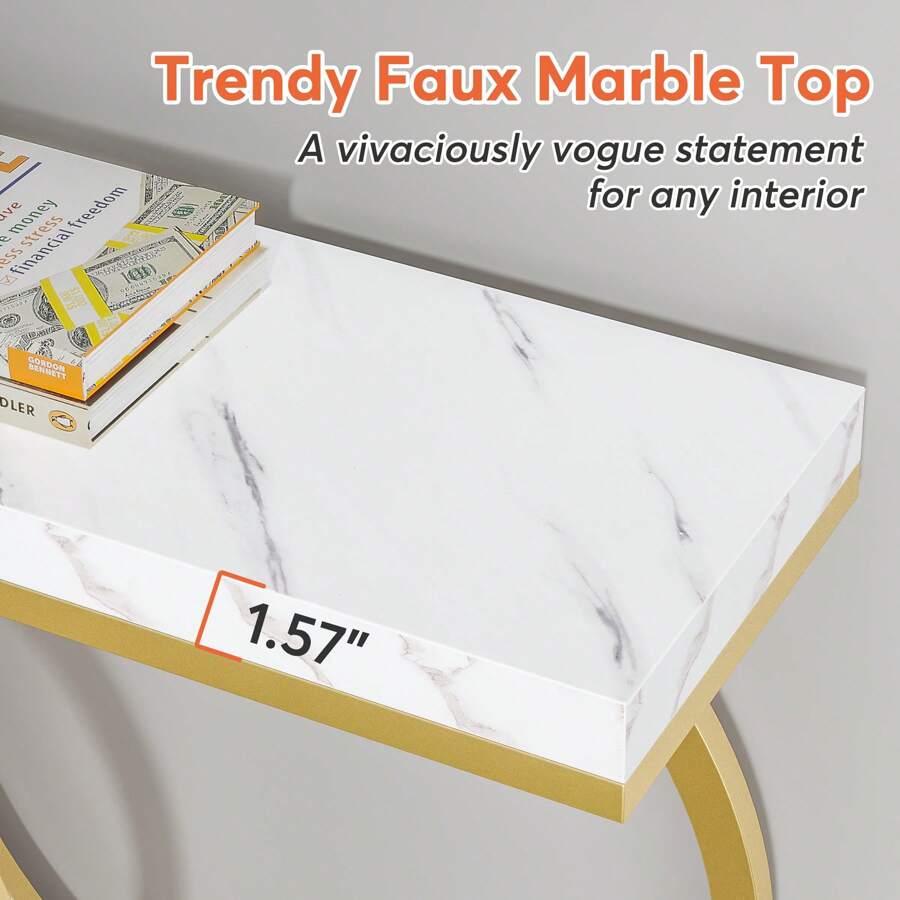 Inch Modern Gold Console Table - Sofas ulasan dan harga