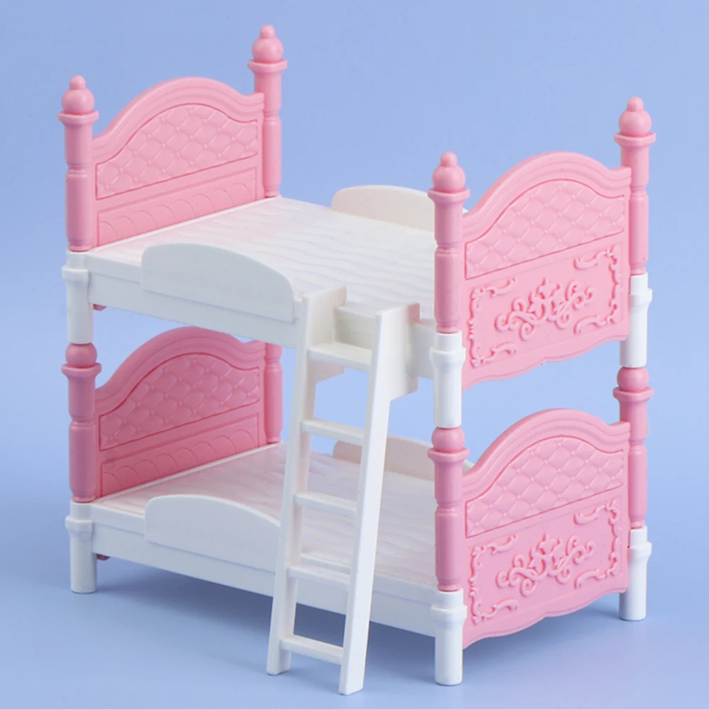 Miniature Dollhouse Double Bed - Bedroom Furniture ulasan dan harga