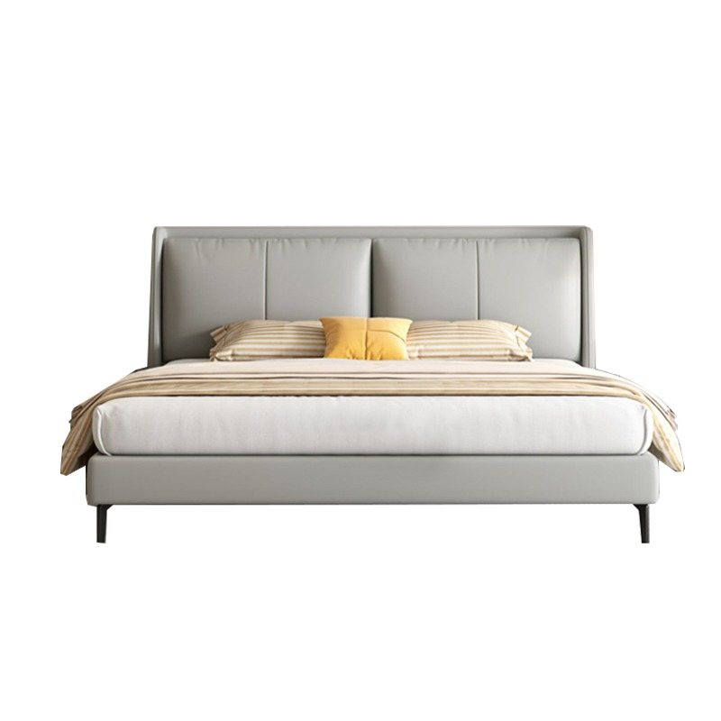 pm-Modern Luxury Caramel Leath - Gas Lift Storage Bed Hydraulic ulasan dan harga