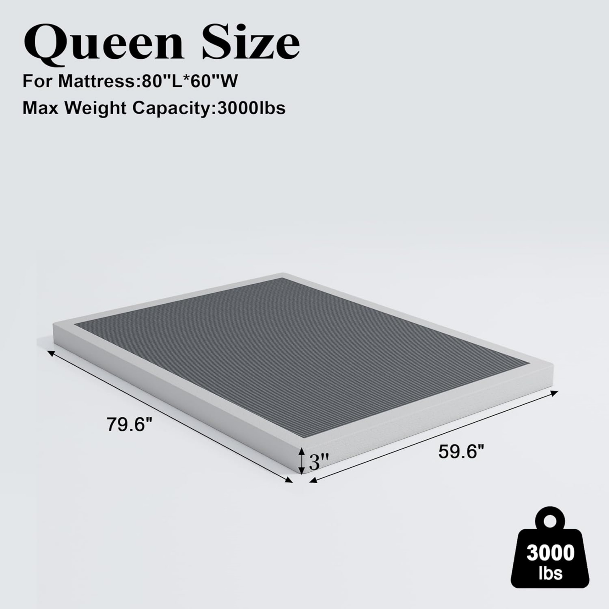 Low Profile Box Spring Queen S - Memory Foam Mattress In A Box Queen ulasan dan harga