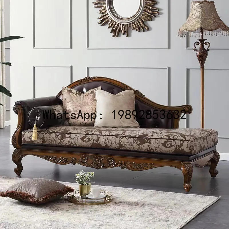 H5.15  all-solid wood sofa lea - Sofas ulasan dan harga