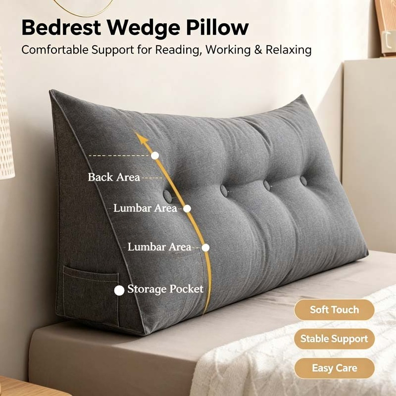 Large Headboard Cushion Tatami - Headboard Cushion Backrest Tatami ulasan dan harga